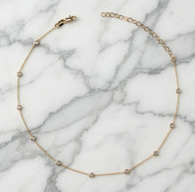 Load image into Gallery viewer, Minimal Diamond-Style Chain Necklace