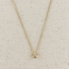 Load image into Gallery viewer, 18k Gold Filled Mini CZ Star Necklace