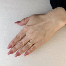 Load image into Gallery viewer, 18k Gold Filled Stackable Wave Ring