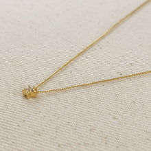 Load image into Gallery viewer, 18k Gold Filled Mini CZ Star Necklace