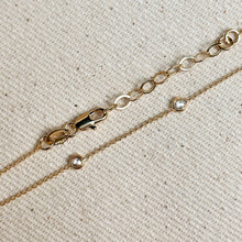 Load image into Gallery viewer, 18k Gold Filled CZ Bezel Bracelet