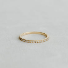 Load image into Gallery viewer, Gold Plated Pavé Band Ring