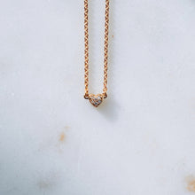 Load image into Gallery viewer, Dainty Diamond Love Necklace