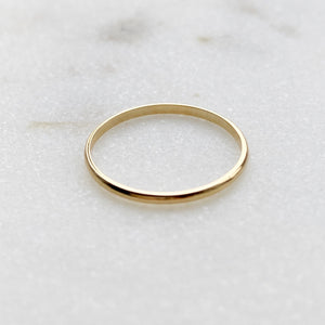 Fine Gold Stacking Ring