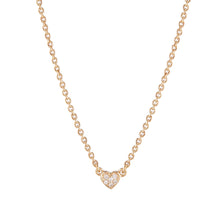 Load image into Gallery viewer, Dainty Diamond Love Necklace