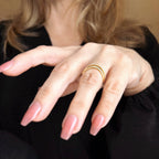 Nesting Wave Ring