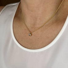 Load image into Gallery viewer, 18k Gold Filled Solitaire Necklace
