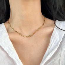 Load image into Gallery viewer, Gold Plated Cross Choker Necklace view 6
