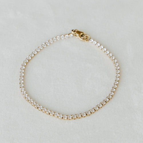Gold Plated Tennis Bracelet