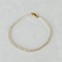 Load image into Gallery viewer, Gold Plated Tennis Bracelet
