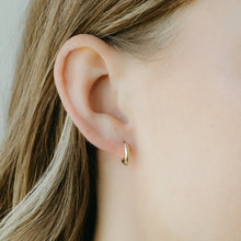 Load image into Gallery viewer, Gold Plated Thin Hoop Earrings
