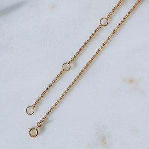 Dainty Diamond Evil Eye Necklace