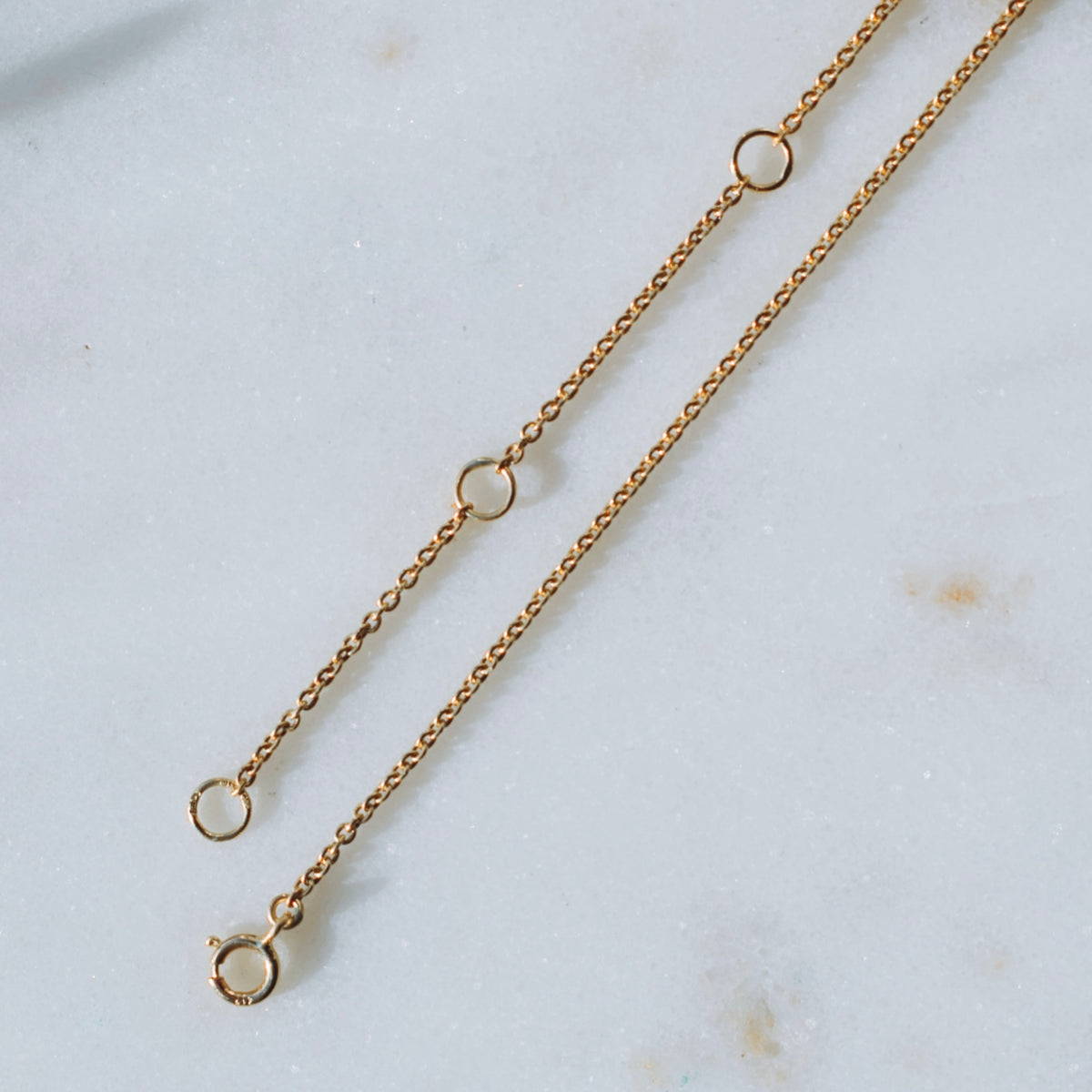 Diamond & Gold Heart Necklace — 9ct gold necklace with diamond heart
