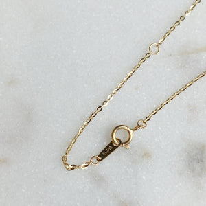 Fine gold chain necklace