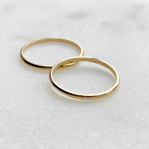 Fine Gold Stacking Ring