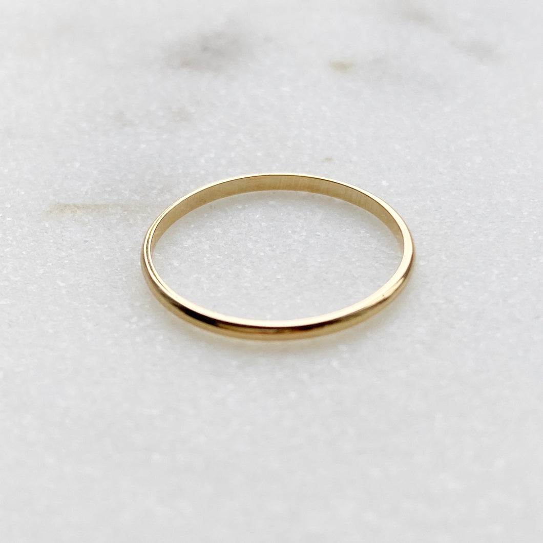 Fine Gold Stacking Ring