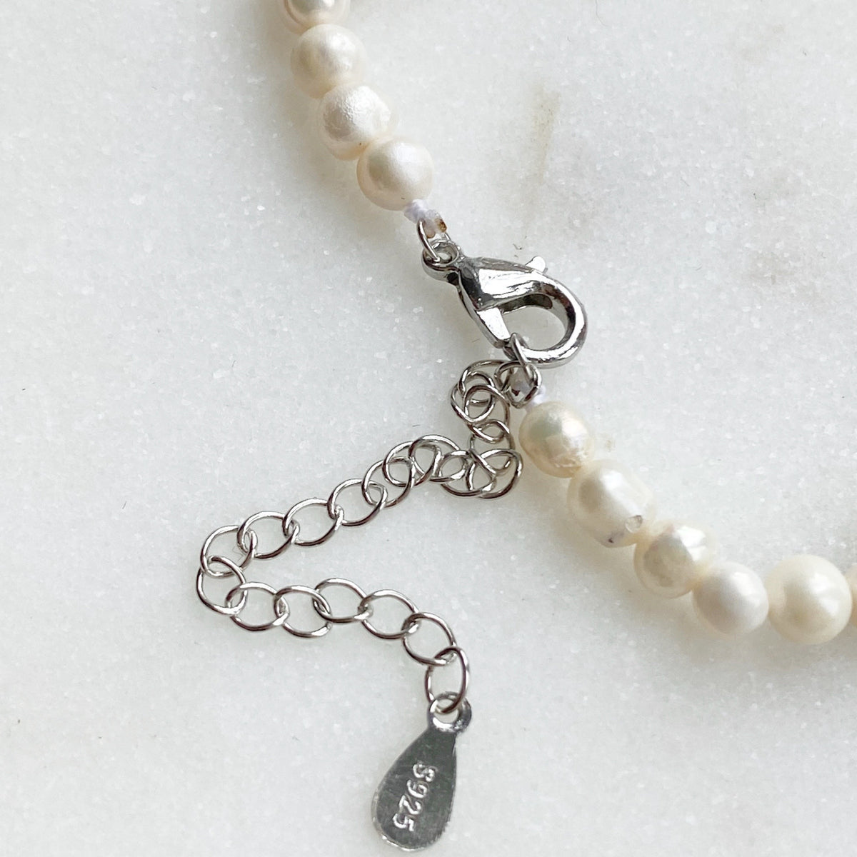 Mini Freshwater Pearl Necklace — freshwater pearl and gold necklace